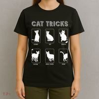 Cat Tricks Funny Kitten Kitty Pet Owner Gift T-Shirt thumb 4