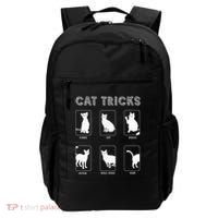 Cat Tricks Funny Kitten Kitty Pet Owner Gift Backpack thumb 0
