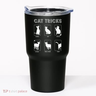 Cat Tricks Funny Kitten Kitty Pet Owner Gift Tumbler
