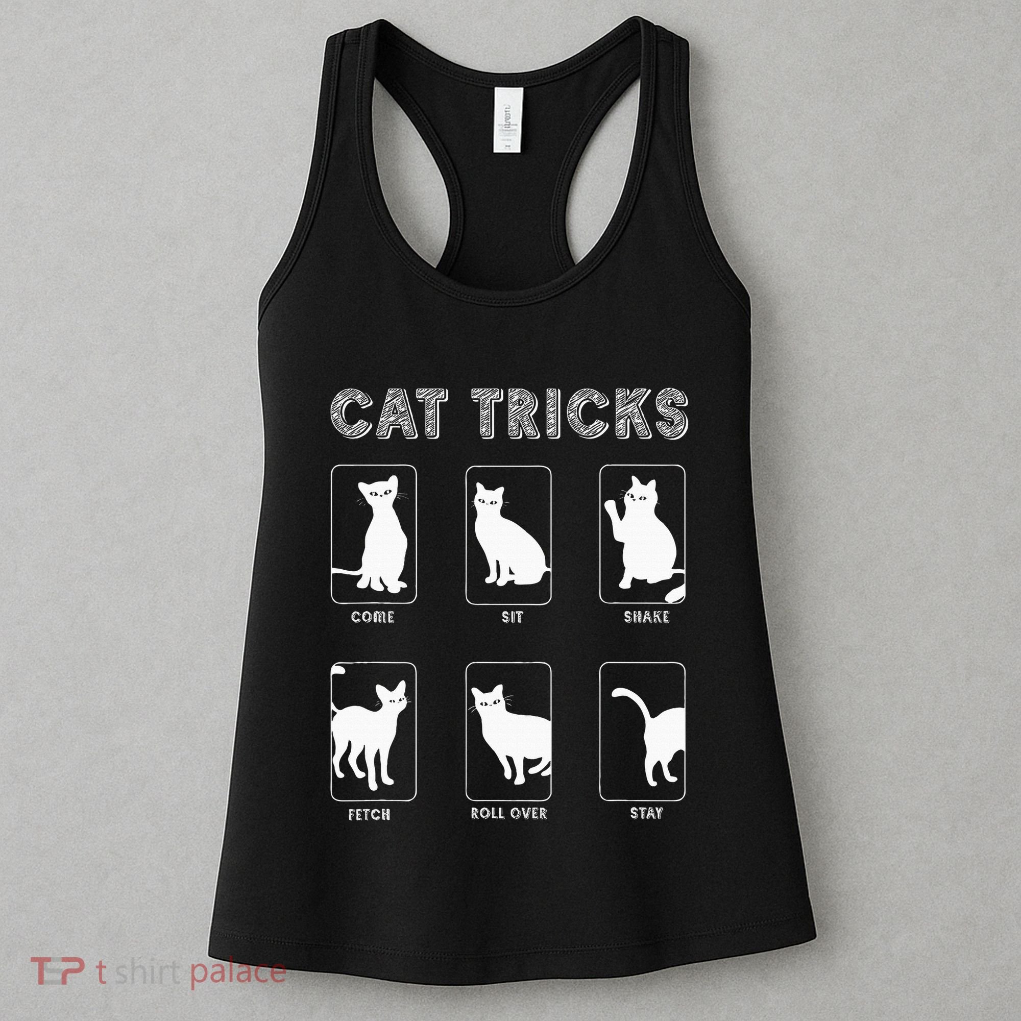 Cat Tricks Funny Kitten Kitty Pet Owner Gift Women's Tank Top