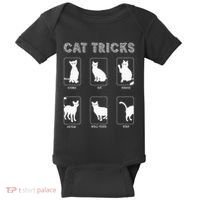 Cat Tricks Funny Kitten Kitty Pet Owner Gift Baby Bodysuit thumb 0