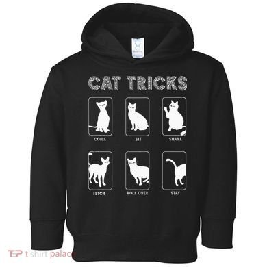 Cat Tricks Funny Kitten Kitty Pet Owner Gift Toddler Hoodie