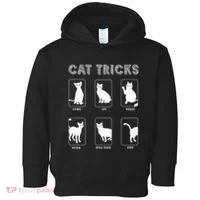 Cat Tricks Funny Kitten Kitty Pet Owner Gift Toddler Hoodie thumb 0