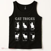 Cat Tricks Funny Kitten Kitty Pet Owner Gift Tank Top thumb 2