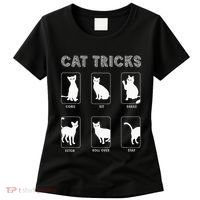 Cat Tricks Funny Kitten Kitty Pet Owner Gift Women's T-Shirt thumb 0