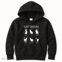 Cat Tricks Funny Kitten Kitty Pet Owner Gift Kids Hoodie thumb 0