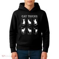 Cat Tricks Funny Kitten Kitty Pet Owner Gift Kids Hoodie thumb 4