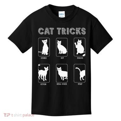 Cat Tricks Funny Kitten Kitty Pet Owner Gift Kids T-Shirt