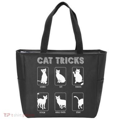 Cat Tricks Funny Kitten Kitty Pet Owner Gift Tote Bag