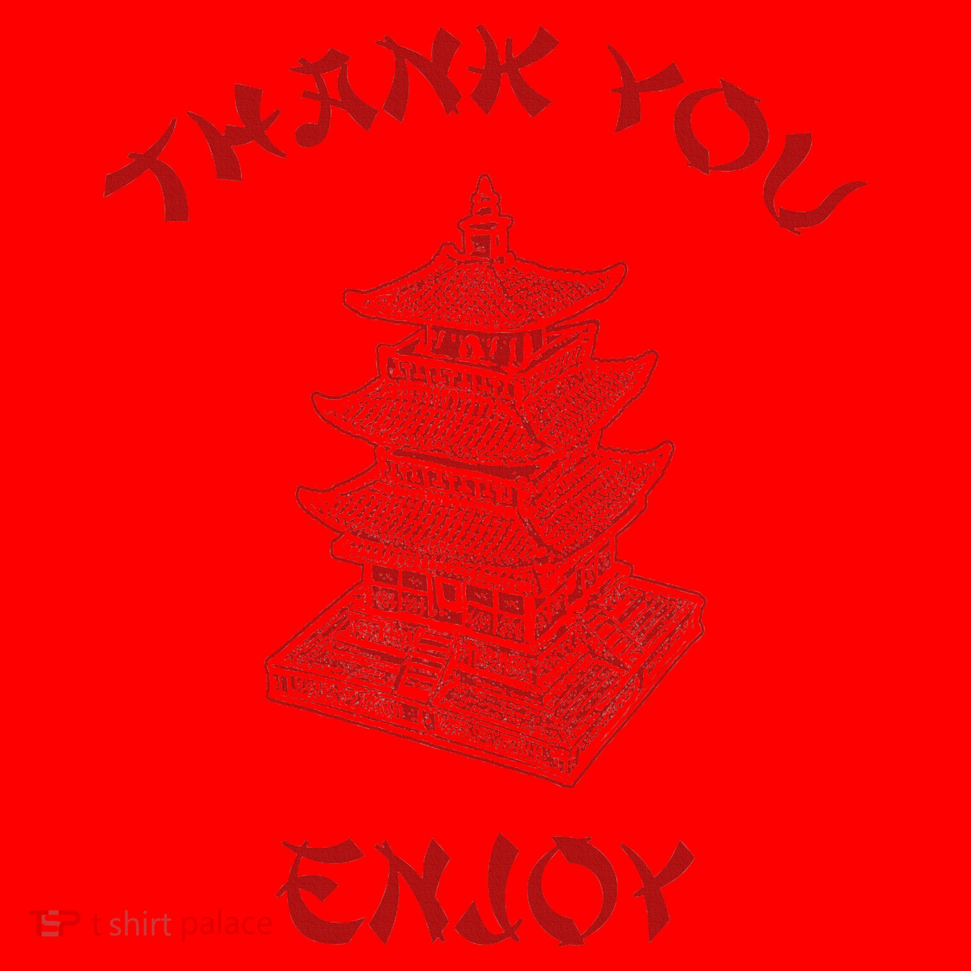 Chinese Takeout Food Thank You Box For Chef Asian Cuisine Santa Hat