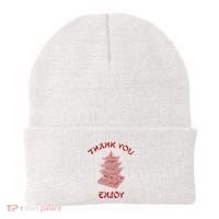 Chinese Takeout Food Thank You Box For Chef Asian Cuisine Beanie thumb 0