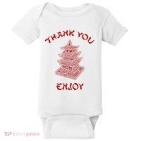 Chinese Takeout Food Thank You Box For Chef Asian Cuisine Baby Bodysuit thumb 0