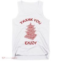Chinese Takeout Food Thank You Box For Chef Asian Cuisine Tank Top thumb 0