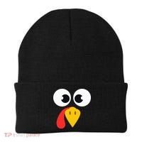 Cute Turkey Face Matching Family Costume Thanksgiving Day Beanie thumb 0