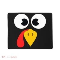 Cute Turkey Face Matching Family Costume Thanksgiving Day Mousepad thumb 0