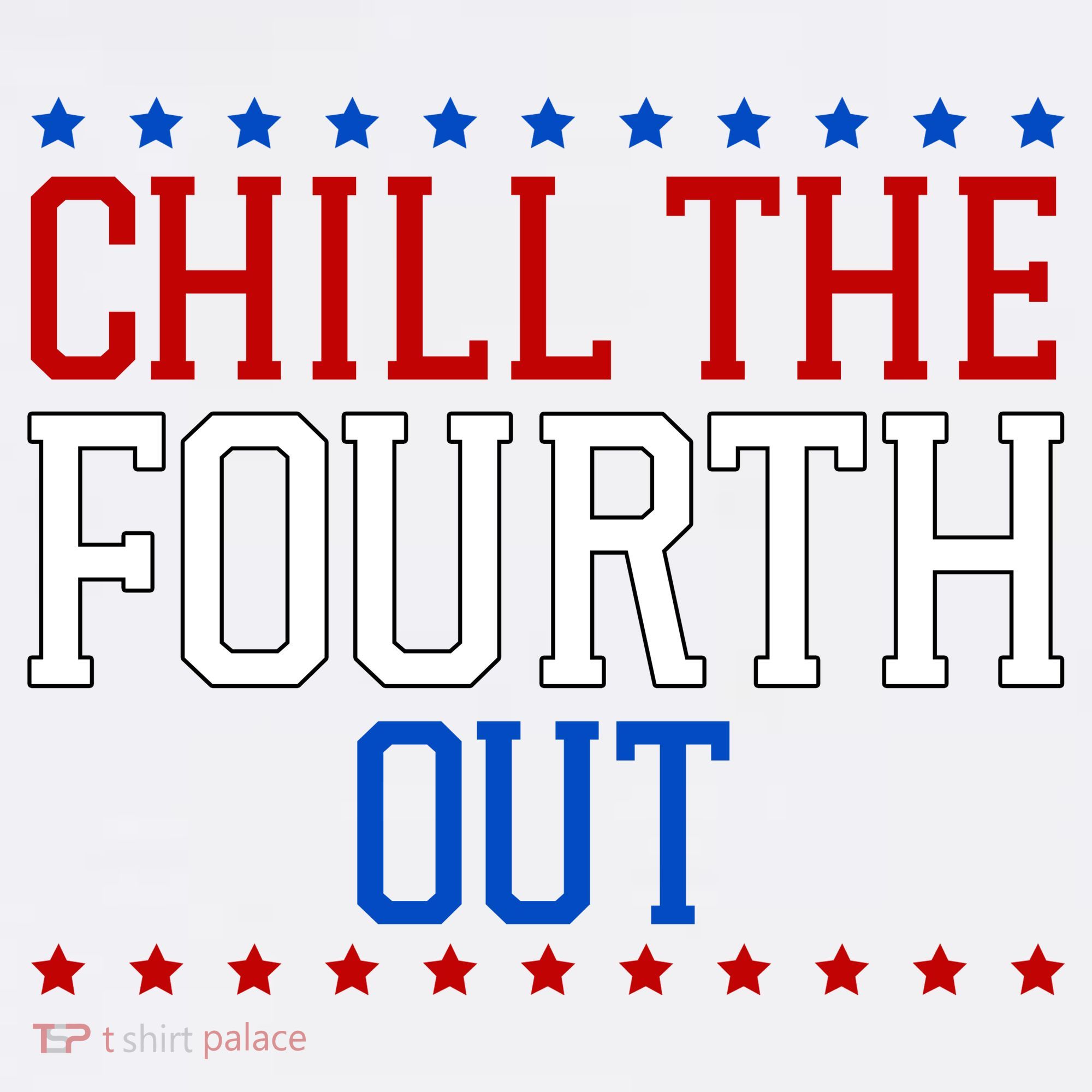 Chill The Fourth Out Funny 4th Of July Visor