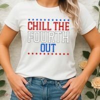 Chill The Fourth Out Funny 4th Of July Women's T-Shirt thumb 2