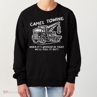 Camel Towing Funny Inappropriate Cringe Adult Humor Joke Women's Sweatshirt thumb 0