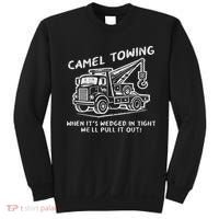 Camel Towing Funny Inappropriate Cringe Adult Humor Joke Sweatshirt thumb 0