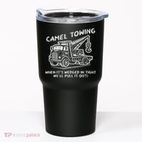 Camel Towing Funny Inappropriate Cringe Adult Humor Joke Tumbler thumb 0