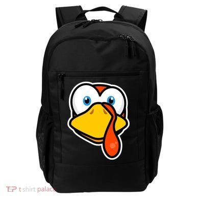 Cute Turkey Face Thanksgiving Costume Gift Backpack