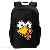 Cute Turkey Face Thanksgiving Costume Gift Backpack thumb 0