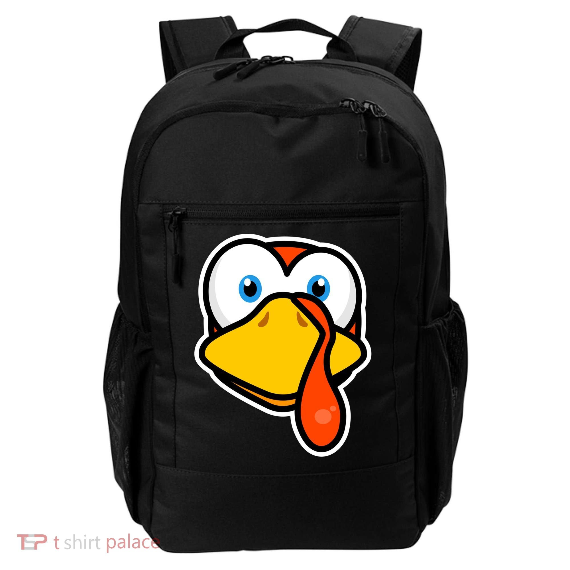 Cute Turkey Face Thanksgiving Costume Gift Backpack