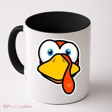 Cute Turkey Face Thanksgiving Costume Gift Coffee Mug