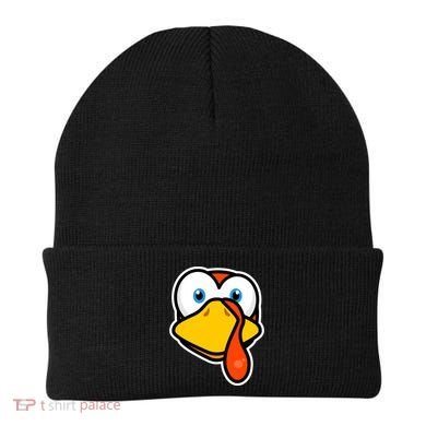 Cute Turkey Face Thanksgiving Costume Gift Beanie