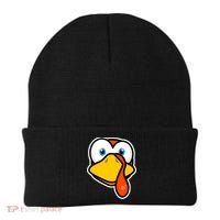 Cute Turkey Face Thanksgiving Costume Gift Beanie thumb 0