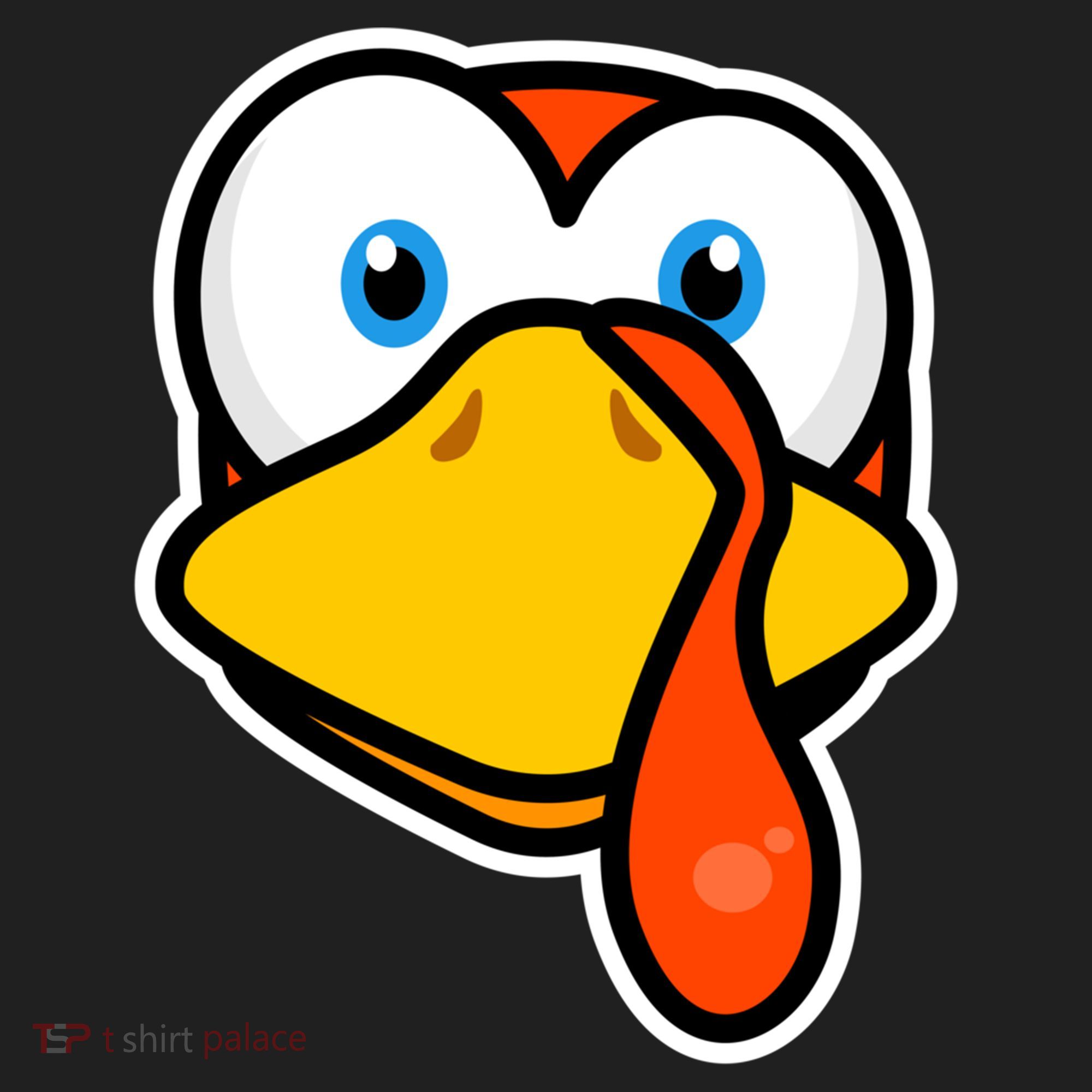 Cute Turkey Face Thanksgiving Costume Gift Beanie