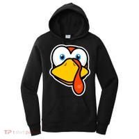 Cute Turkey Face Thanksgiving Costume Gift Women's Hoodie thumb 0