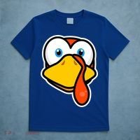 Cute Turkey Face Thanksgiving Costume Gift T-Shirt thumb 5