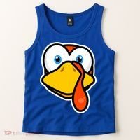 Cute Turkey Face Thanksgiving Costume Gift Tank Top thumb 2