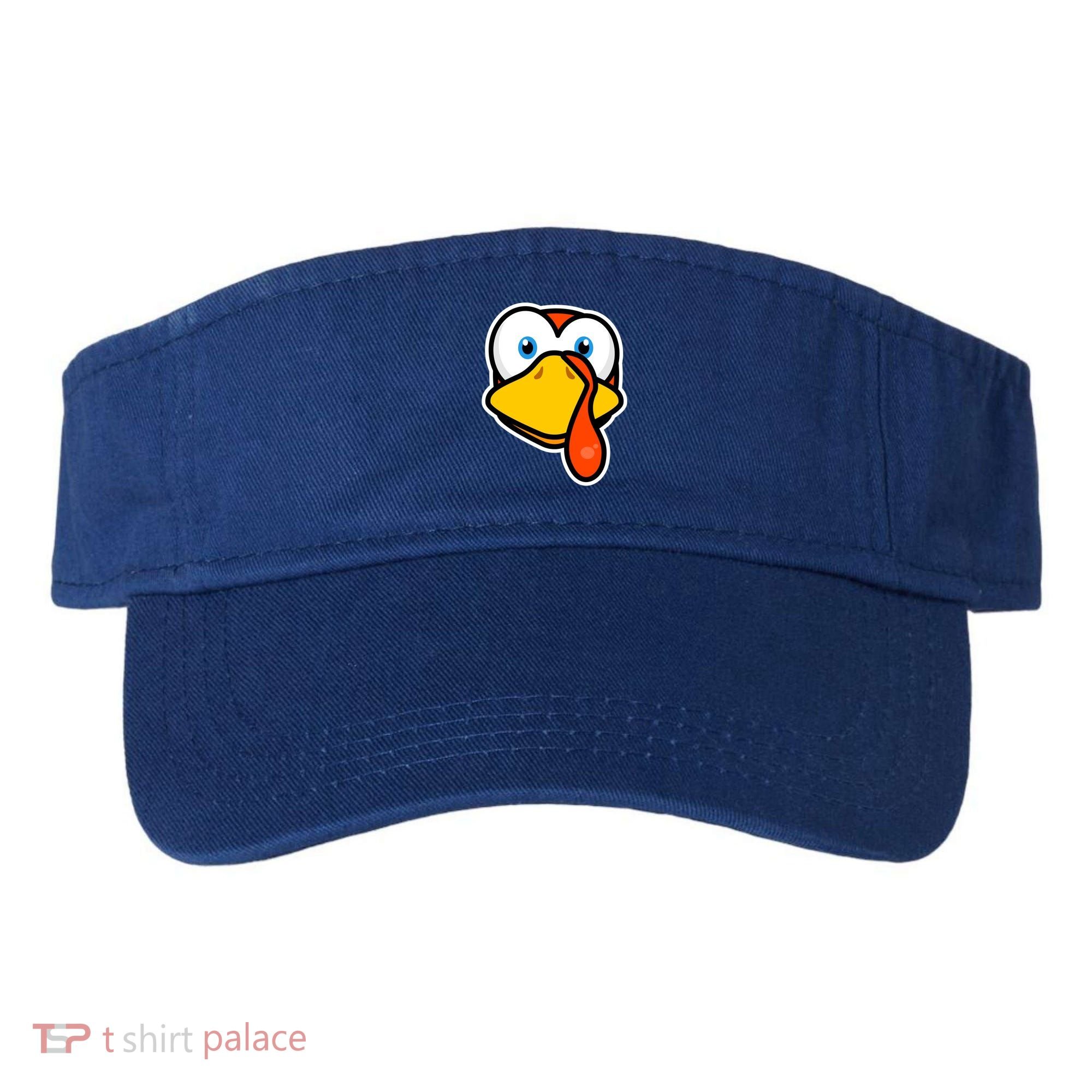 Cute Turkey Face Thanksgiving Costume Gift Visor