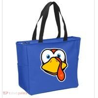 Cute Turkey Face Thanksgiving Costume Gift Tote Bag thumb 2