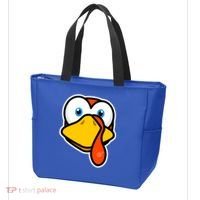 Cute Turkey Face Thanksgiving Costume Gift Tote Bag thumb 3