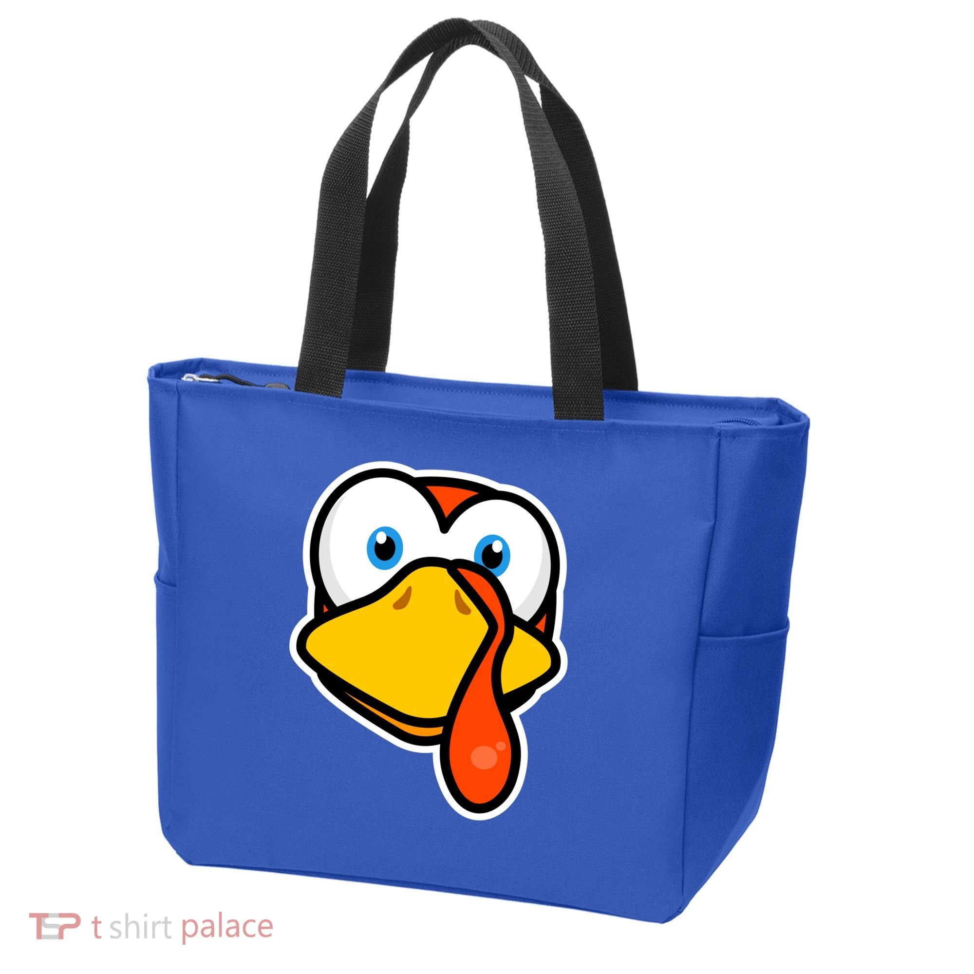 Cute Turkey Face Thanksgiving Costume Gift Tote Bag