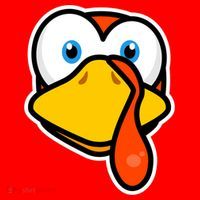 Cute Turkey Face Thanksgiving Costume Gift Santa Hat thumb 1