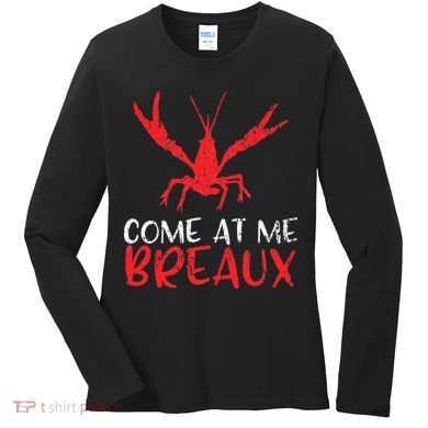 Crawfish Tees Funny Cajun Women's Long Sleeve Shirt