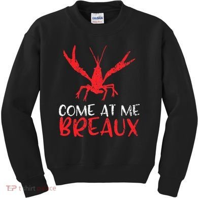 Crawfish Tees Funny Cajun Kids Sweatshirt
