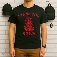 Chinese Takeaway Food Thank You Enjoy T-Shirt thumb 6