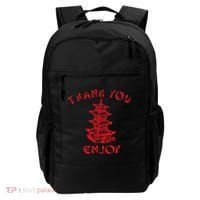 Chinese Takeaway Food Thank You Enjoy Backpack thumb 0