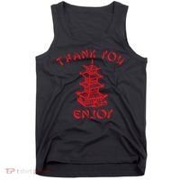 Chinese Takeaway Food Thank You Enjoy Tank Top thumb 0