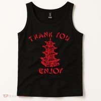 Chinese Takeaway Food Thank You Enjoy Tank Top thumb 2
