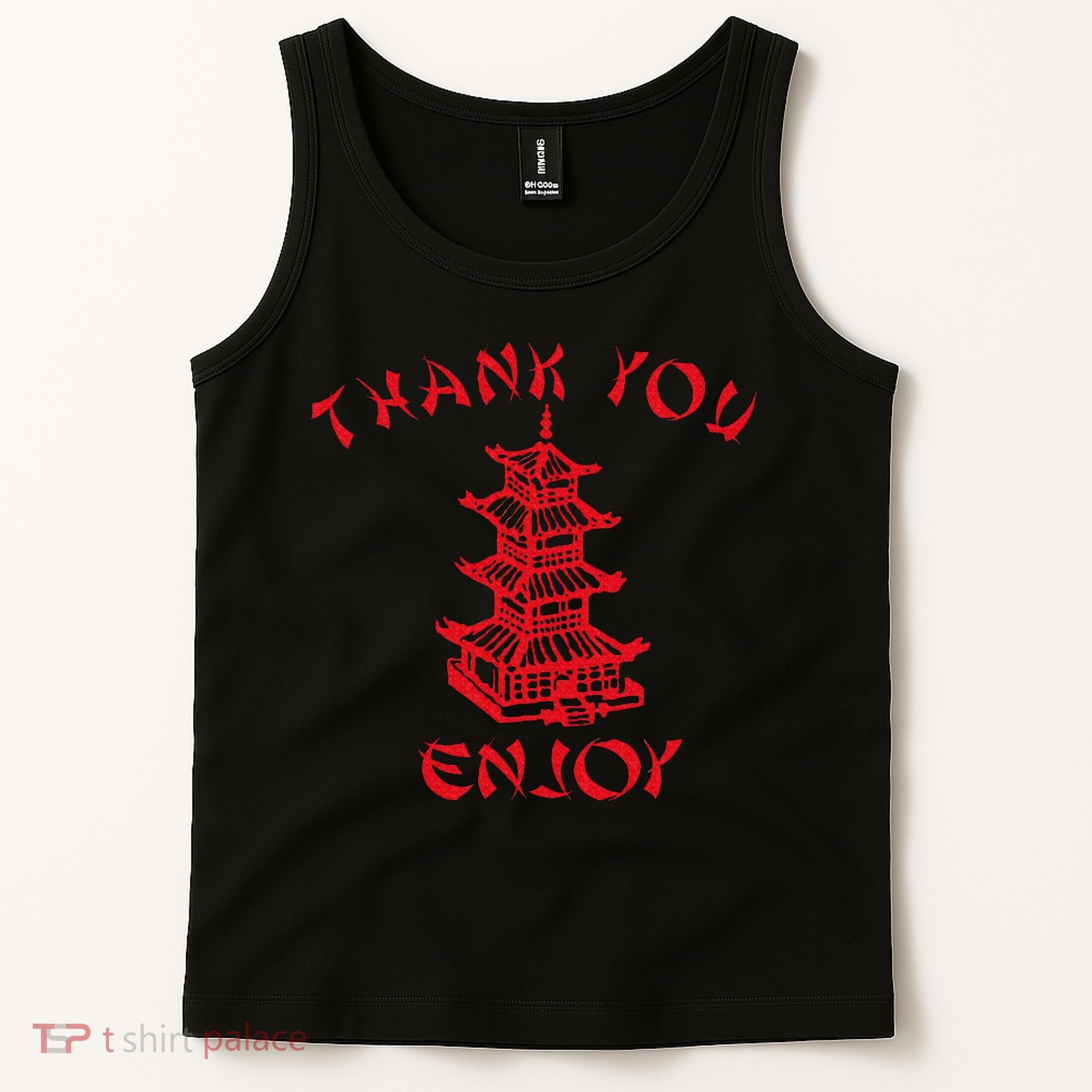 Chinese Takeaway Food Thank You Enjoy Tank Top