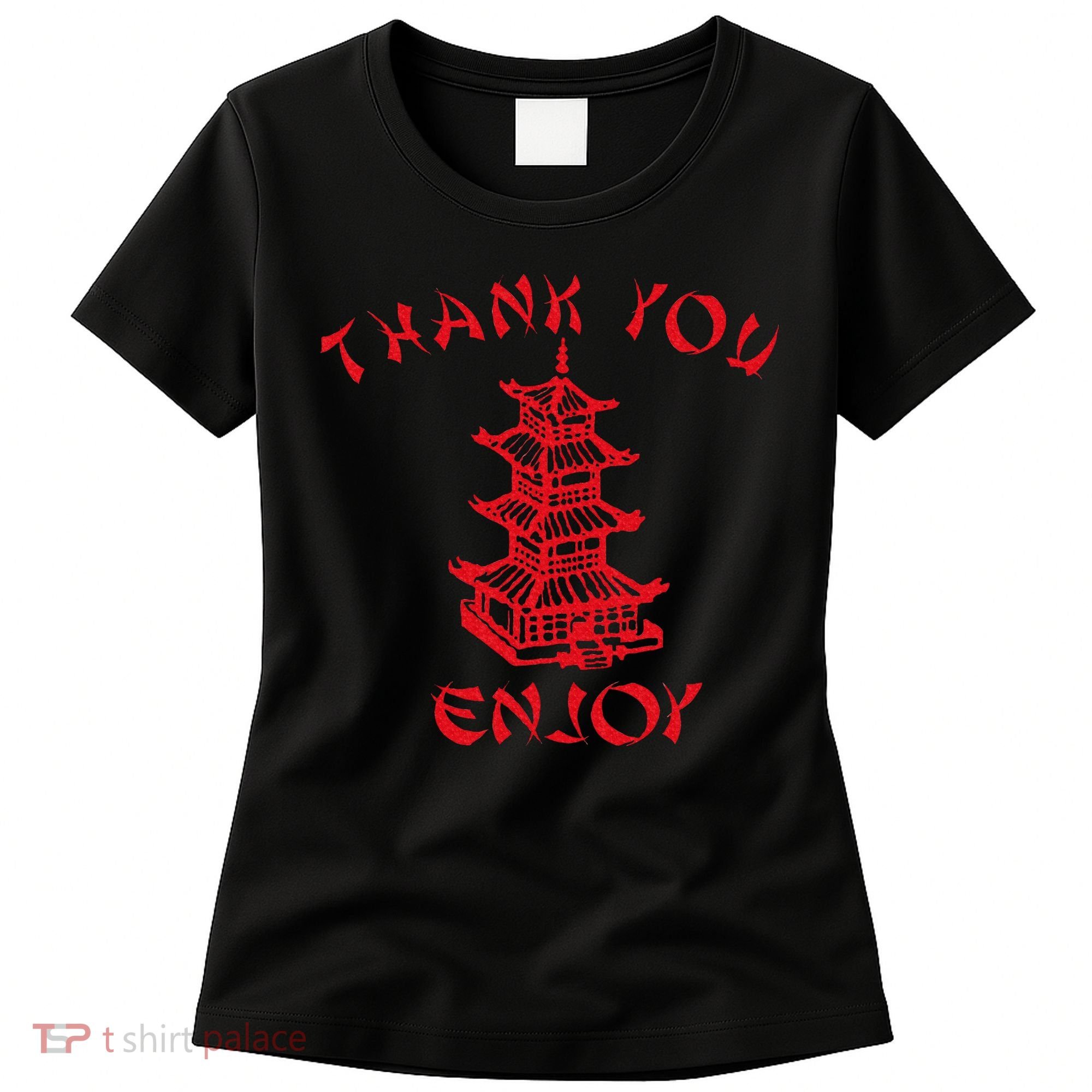 Chinese Takeaway Food Thank You Enjoy Women's T-Shirt