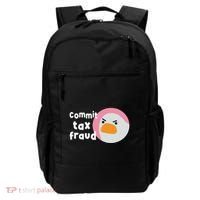 Commit Tax Fraud Funny Birthday Sarcastic Gift For Women Backpack thumb 0