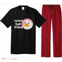 Commit Tax Fraud Funny Birthday Sarcastic Gift For Women Pajama Set thumb 0