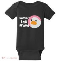 Commit Tax Fraud Funny Birthday Sarcastic Gift For Women Baby Bodysuit thumb 0